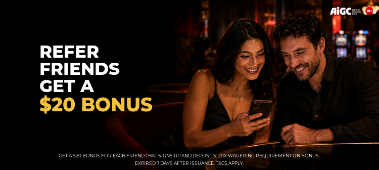 Refer a friend at Pure Casino